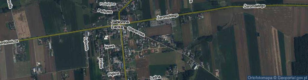 Zdjęcie satelitarne Spacerowa ul.